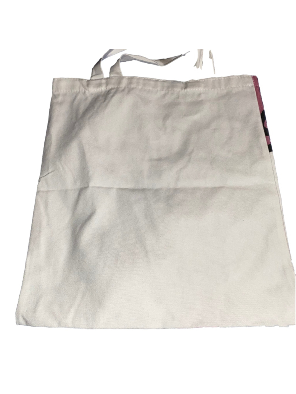 Women's Hello Kitty Tote Bag 12”x16” White Pink - Picture 2 of 2